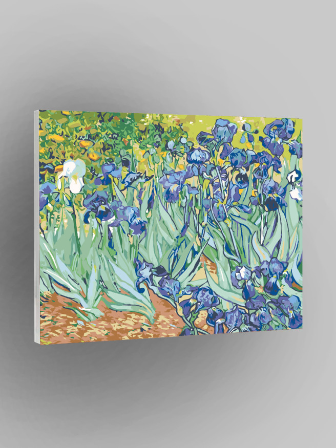 Картина по номерам &amp;quot;Фиолетовые цветы&amp;quot;