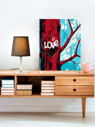 Картина по номерам &amp;quot;Любовь на дереве&amp;quot;