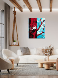 Картина по номерам &amp;quot;Любовь на дереве&amp;quot;