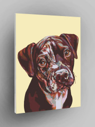 Raqamlar bo&#039;yicha rasm &quot;Kuchuk rasmi&quot;