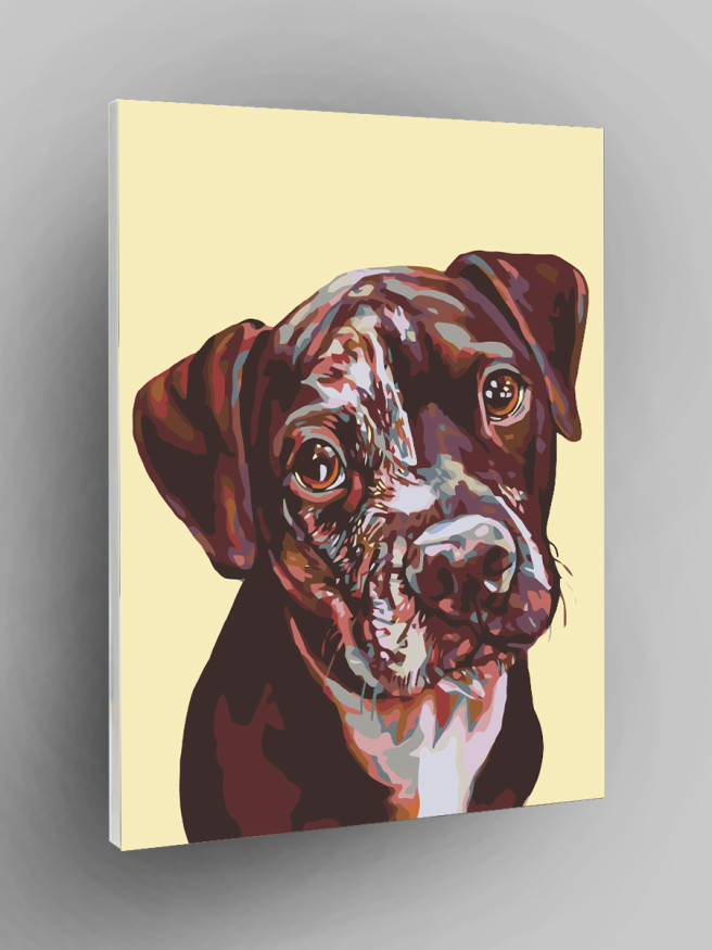 Raqamlar bo&amp;#039;yicha rasm &amp;quot;Kuchuk rasmi&amp;quot;