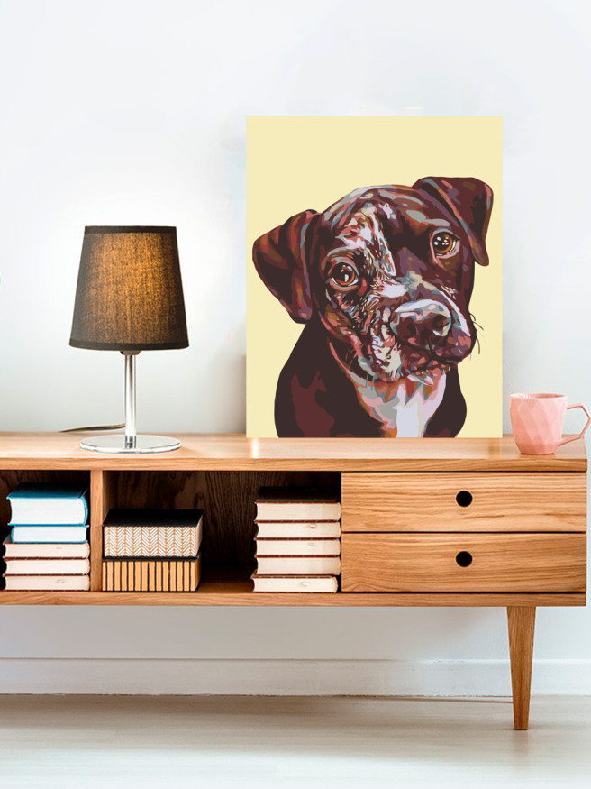 Raqamlar bo&amp;#039;yicha rasm &amp;quot;Kuchuk rasmi&amp;quot;