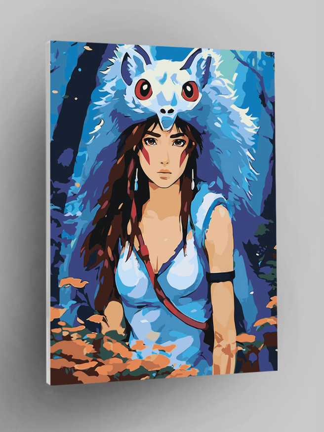 Картина по номерам &amp;quot;Дикая девушка&amp;quot;