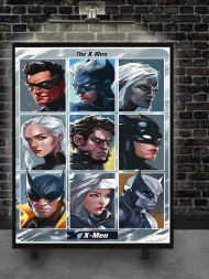 Постер на холсте &amp;quot;Команда Людей Икс&amp;quot;