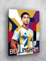 Holstga bosilgan poster &amp;quot;Futbolchi Jud Bellingem&amp;quot;