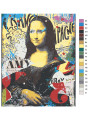 Raqamlar bo&amp;#039;yicha rasm &amp;quot;Leonardo da Vinchi - Mona Liza (pop-art)&amp;quot;
