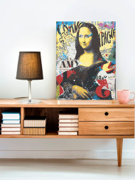 Raqamlar bo'yicha rasm "Leonardo da Vinchi - Mona Liza (pop-art)"