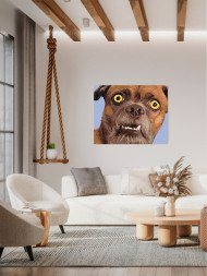 Raqamlar bo&#039;yicha rasm &quot;Qiziqarli it&quot;