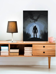 Raqamlar bo&#039;yicha rasm &quot;Ovchi bo&#039;sh&quot;