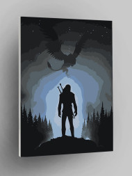 Raqamlar bo&#039;yicha rasm &quot;Ovchi bo&#039;sh&quot;