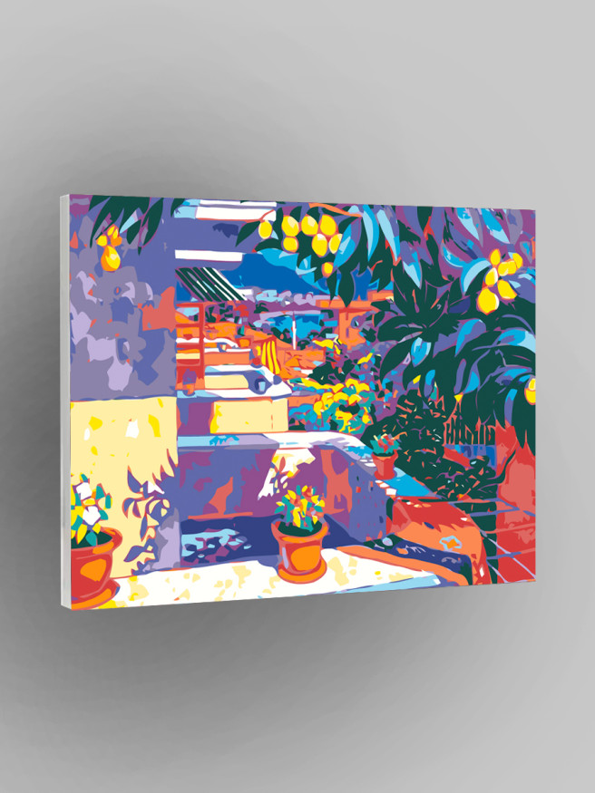 Картина по номерам &amp;quot;Городской пейзаж&amp;quot;