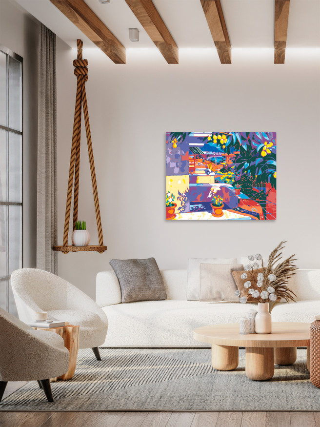 Картина по номерам &amp;quot;Городской пейзаж&amp;quot;