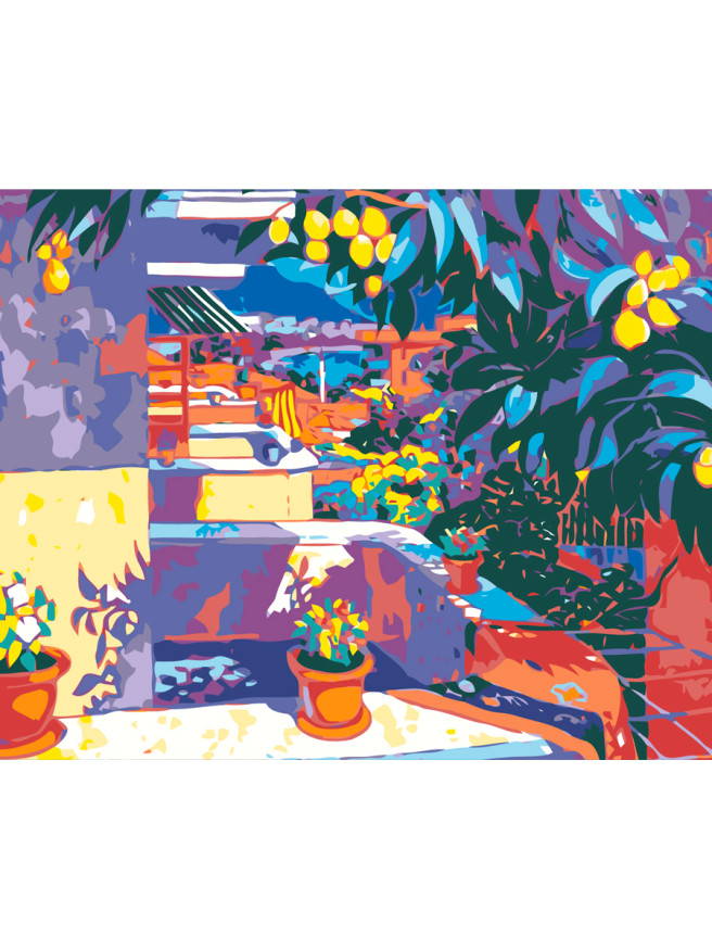 Картина по номерам &amp;quot;Городской пейзаж&amp;quot;