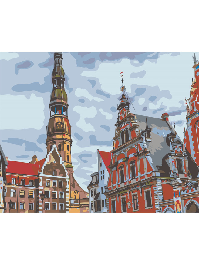 Картина по номерам &amp;quot;Элитная недвижимость&amp;quot;