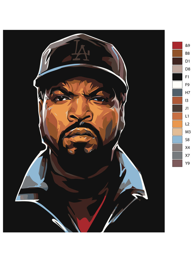 Raqamlar bo&amp;#039;yicha rasm &amp;quot;G&amp;#039;azablangan odam&amp;quot;