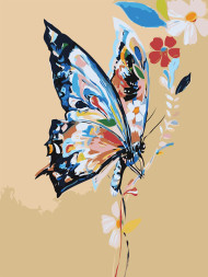 Картина по номерам "Бабочка"