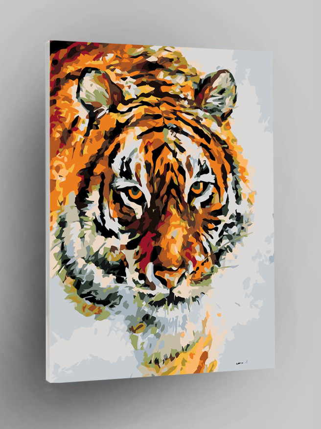 Raqamlar bo&amp;#039;yicha rasm &amp;quot;Ishonchli yo&amp;#039;lbars&amp;quot;