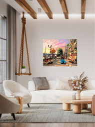 Картина по номерам &amp;quot;Городская суета&amp;quot;