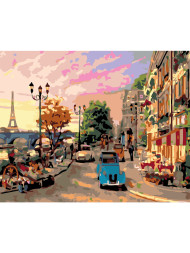 Картина по номерам &amp;quot;Городская суета&amp;quot;