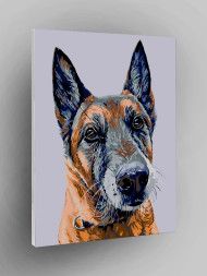 Raqamlar bo&#039;yicha rasm &quot;Kuchuk rasmi&quot;