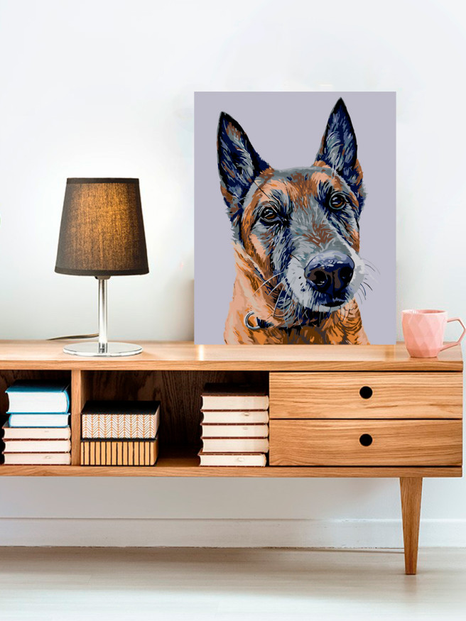 Raqamlar bo&amp;#039;yicha rasm &amp;quot;Kuchuk rasmi&amp;quot;