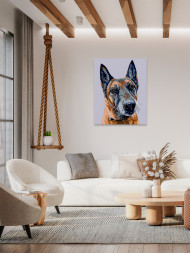 Raqamlar bo&#039;yicha rasm &quot;Kuchuk rasmi&quot;