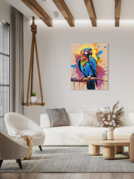 Raqamlar bo&#039;yicha rasm &quot;Filialdagi to&#039;tiqush&quot;