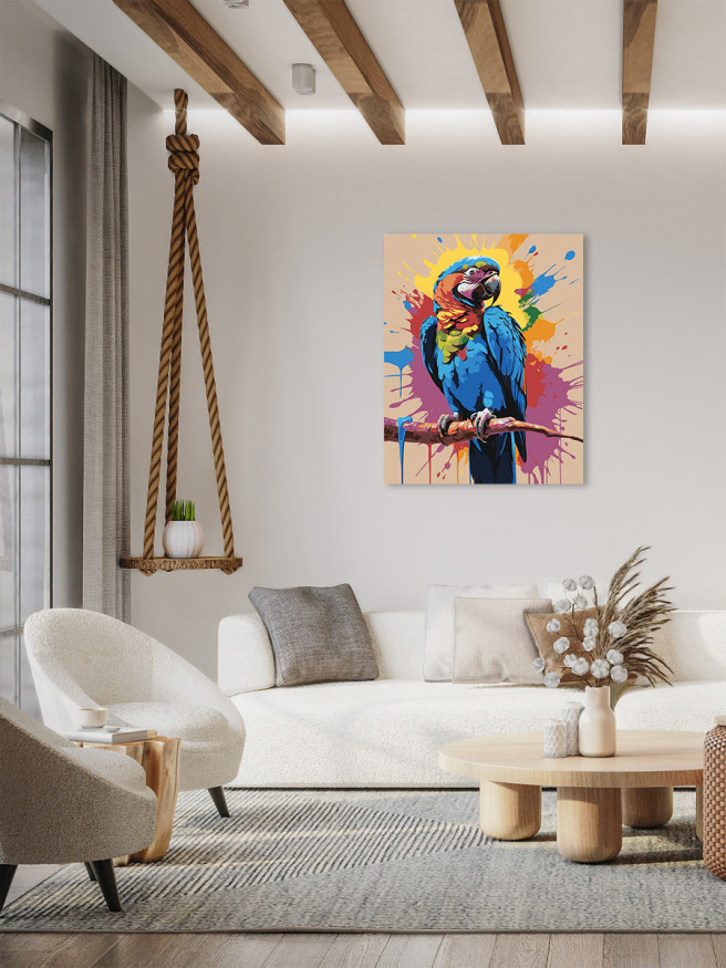 Raqamlar bo&amp;#039;yicha rasm &amp;quot;Filialdagi to&amp;#039;tiqush&amp;quot;