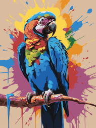 Raqamlar bo&#039;yicha rasm &quot;Filialdagi to&#039;tiqush&quot;