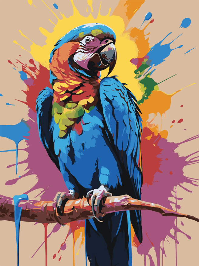 Raqamlar bo&amp;#039;yicha rasm &amp;quot;Filialdagi to&amp;#039;tiqush&amp;quot;