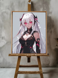 Holstga bosilgan poster "Jangovar android"