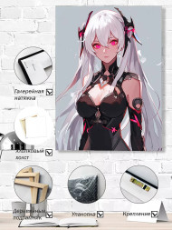 Holstga bosilgan poster "Jangovar android"