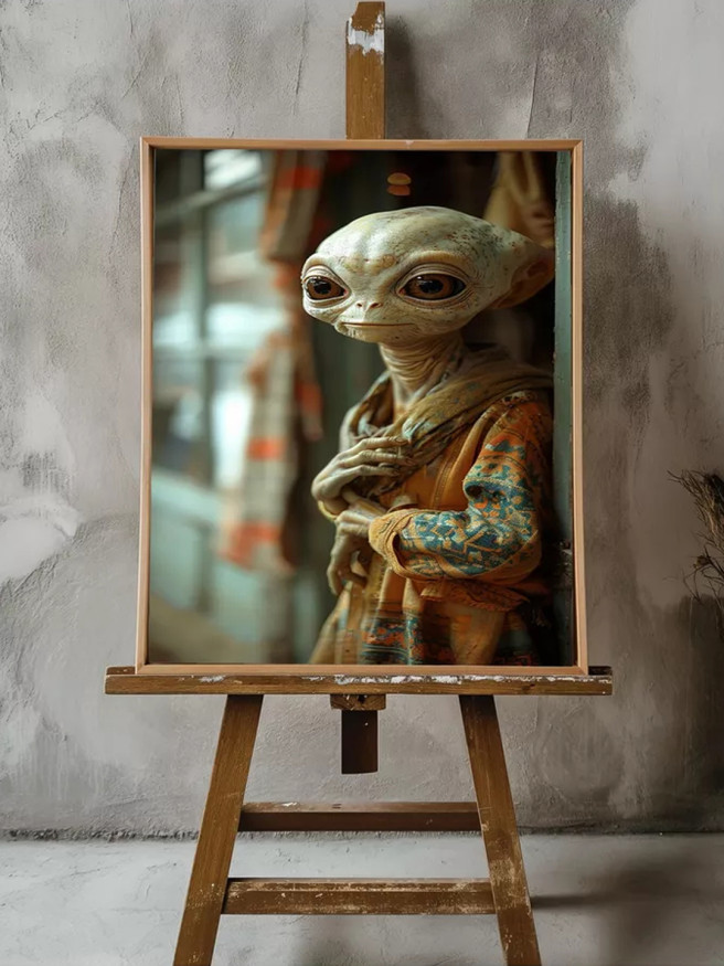 Постер на холсте &amp;quot;Гость из далёкой галактики&amp;quot;