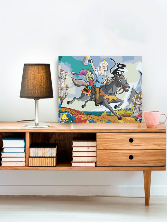 Raqamlar bo&amp;#039;yicha rasm &amp;quot;Ko&amp;#039;ngilsizlik Multseriali&amp;quot;