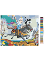 Raqamlar bo&#039;yicha rasm &quot;Ko&#039;ngilsizlik Multseriali&quot;