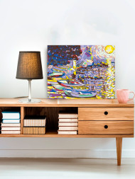 Картина по номерам &amp;quot;Лодки на причале&amp;quot;