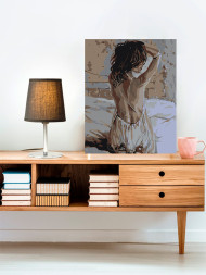 Raqamlar bo&#039;yicha rasm &quot;Nozik qiz&quot;