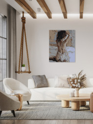 Raqamlar bo&#039;yicha rasm &quot;Nozik qiz&quot;