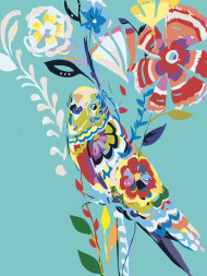 Raqamlar bo&#039;yicha rasm &quot;To&#039;tiqush&quot;