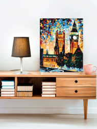 Картина по номерам &amp;quot;Высокие здания&amp;quot;