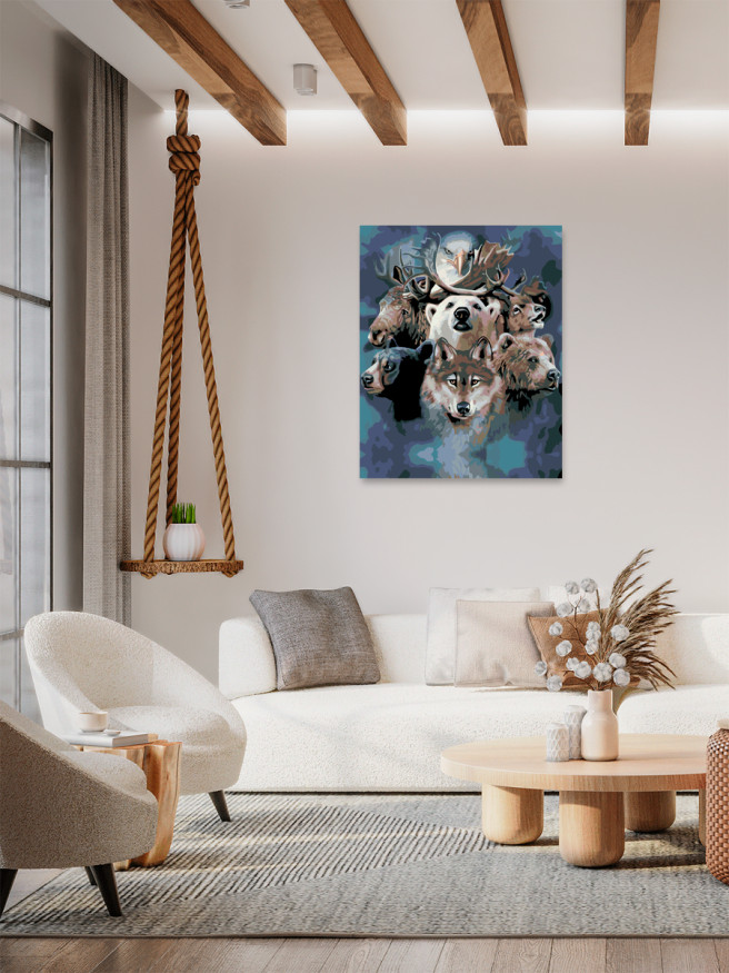 Raqamlar bo&amp;#039;yicha rasm &amp;quot;Qo&amp;#039;rqinchi hayvonlar&amp;quot;