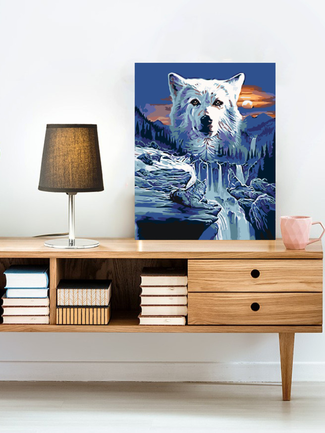 Raqamlar bo&amp;#039;yicha rasm &amp;quot;Oq bo&amp;#039;ri&amp;quot;