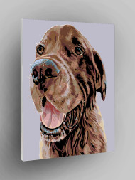 Raqamlar bo&#039;yicha rasm &quot;Kuchuk rasmi&quot;