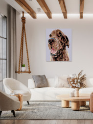 Raqamlar bo&#039;yicha rasm &quot;Kuchuk rasmi&quot;