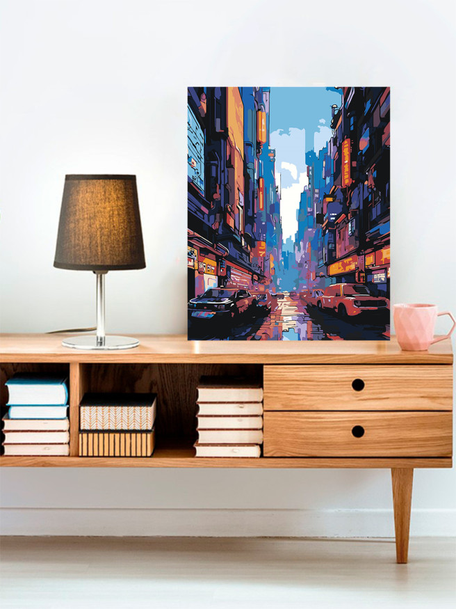 Картина по номерам &amp;quot;Центр города&amp;quot;