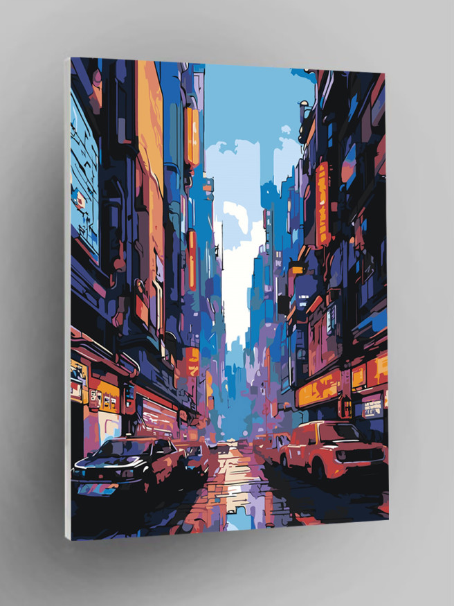 Картина по номерам &amp;quot;Центр города&amp;quot;