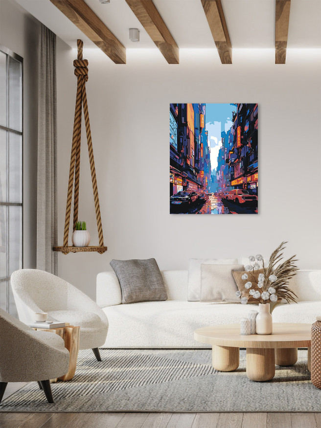 Картина по номерам &amp;quot;Центр города&amp;quot;