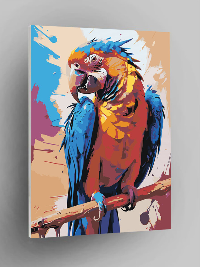 Raqamlar bo&amp;#039;yicha rasm &amp;quot;Ko&amp;#039;p rangli to&amp;#039;tiqush&amp;quot;