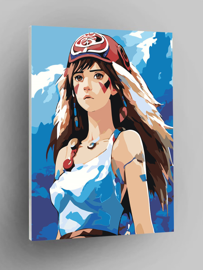 Картина по номерам &amp;quot;Девушка на природе&amp;quot;