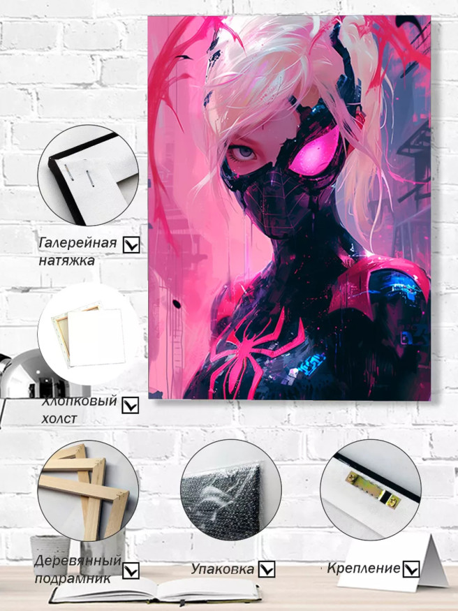 Постер на холсте &amp;quot;Человек-паук: Гвен-паук&amp;quot;